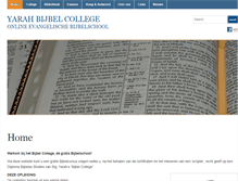 Tablet Screenshot of bijbelcollege.nl